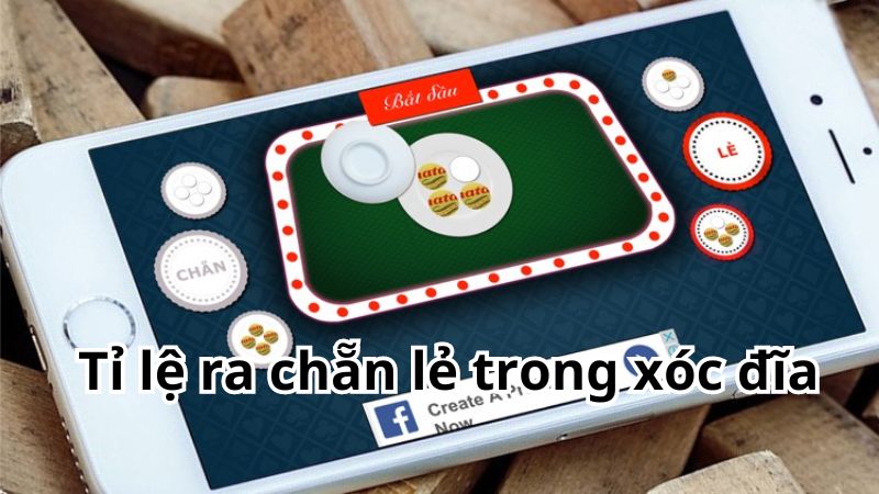 Tỉ lệ ra chẵn lẻ trong xóc đĩa